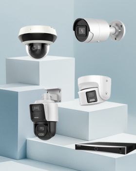 Hikvision PTZ Camera Compatible DS-2SE3C404MWG-E/14 TandemVu 4MP+4MP Dual Lens Security Cameran 4X POE PTZ Network Camer