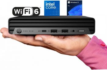 Pro 400 G9 Mini PC Desktop Computer, Intel CPU, 16GB DDR5 RAM, 256GB PCIe SSD, Triple 4K Display Support, USB-C, Ultra-Q