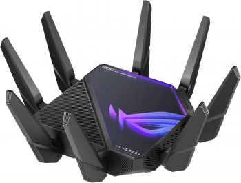 ASUS ROG Rapture GT-BE98 PRO First Quad-Band WiFi 7 Gaming Router supports 320MHz, Dual 10G Port, Triple-level Game Acce