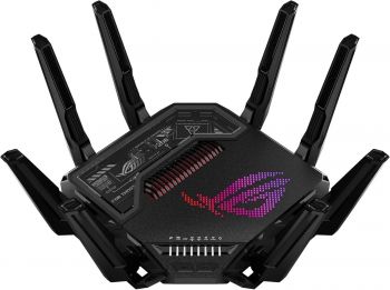 ASUS ROG Rapture GT-BE98 PRO First Quad-Band WiFi 7 Gaming Router supports 320MHz, Dual 10G Port, Triple-level Game Acce