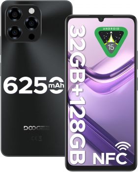 DOOGEE Note 58 Android 15 Unlocked Cellphone,32GB+128GB/2TB Expand Cell Phone with 6.75