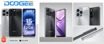 DOOGEE Note 58 Android 15 Unlocked Cellphone,32GB+128GB/2TB Expand Cell Phone with 6.75