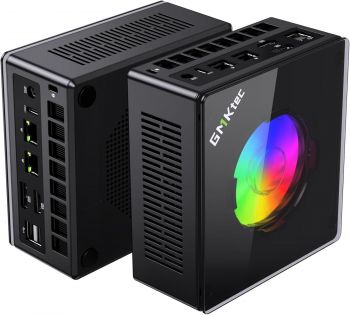 Gaming PC, K11 AMD Ryzen 9 8945HS(8C/16T, Up to 5.2GHz), 32GB DDR5 RAM 1TB Mini PC Desktop Computer, Oculink, Dual NIC 2