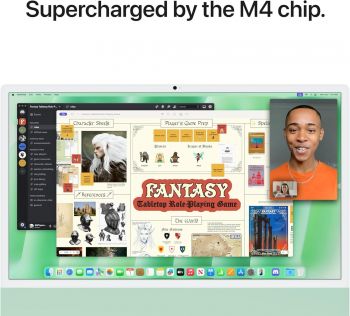 Apple  iMac All-in-One Desktop Computer with M4 chip with 8-core CPU and 8-core GPU: Built for Apple Intelligence 
