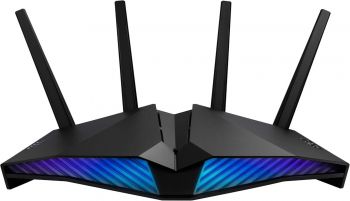 ASUS RT-AX82U (AX5400) Dual Band WiFi 6 Extendable Gaming Router, Gaming Port, Mobile Game Mode, Aura RGB