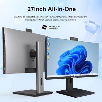 Lenovo ThinkCentre All-in-One Desktop Computer, 24" FHD IPS Display, 10-core Intel Core i7-13620H Processor, 32GB DDR5